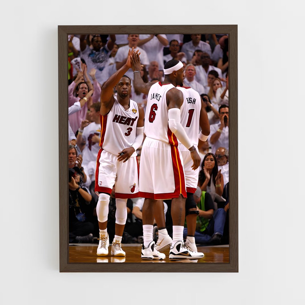 Poster Célébration Miami Heat – affiche Basketball (vue 5)
